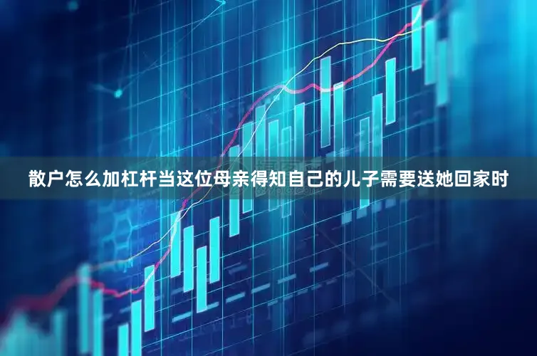 散户怎么加杠杆当这位母亲得知自己的儿子需要送她回家时